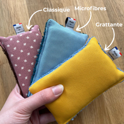 Tout type éponge lavable made in france